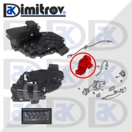 Брава задна лява врата на Land Rover Discovery III IV Freelander 2 Range Rover Evoque Range Rover Sport